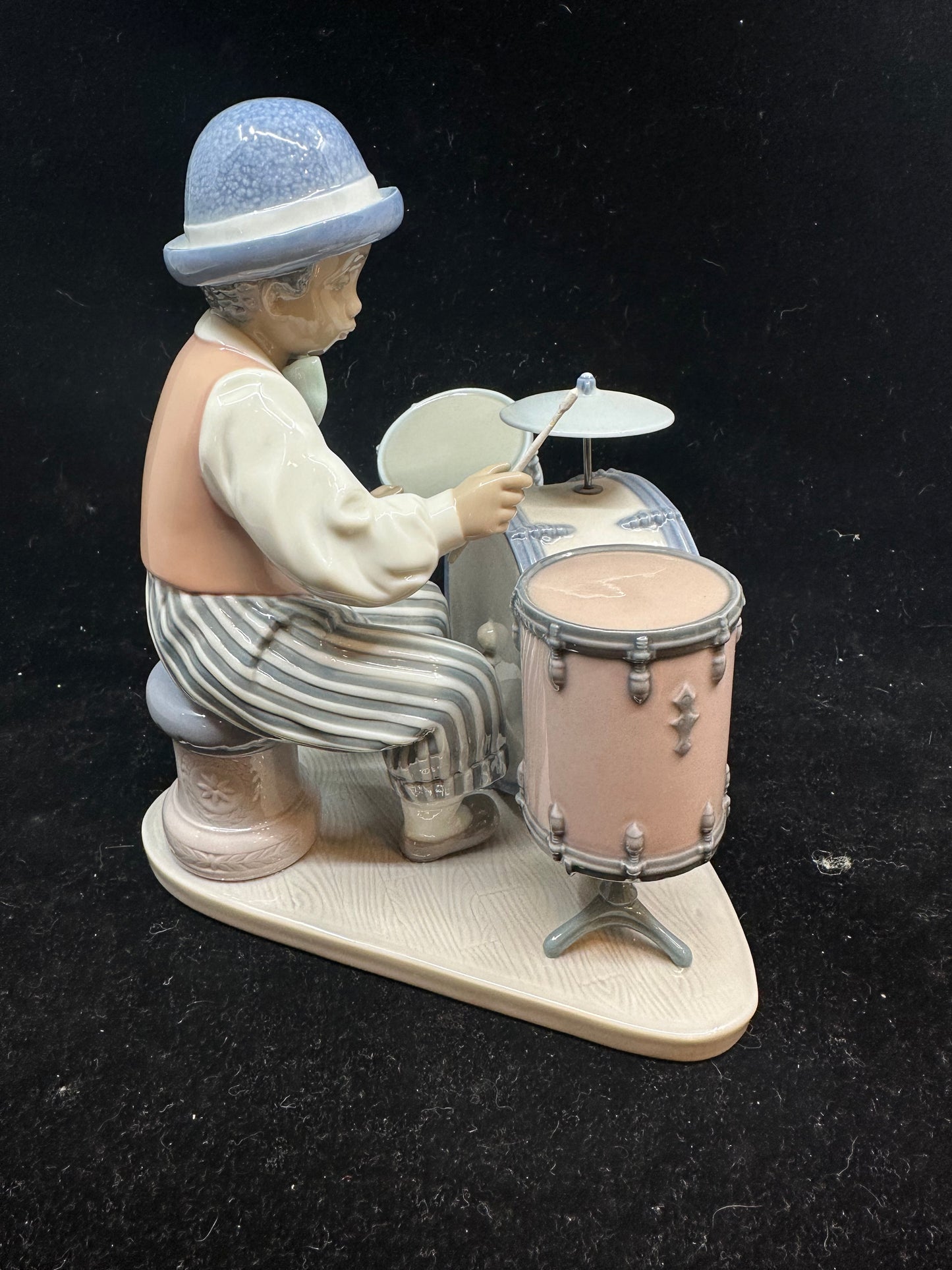 Lladro Jazz Drums Figurine #5929 AS IS Black Legacy Collection (61VYVH)