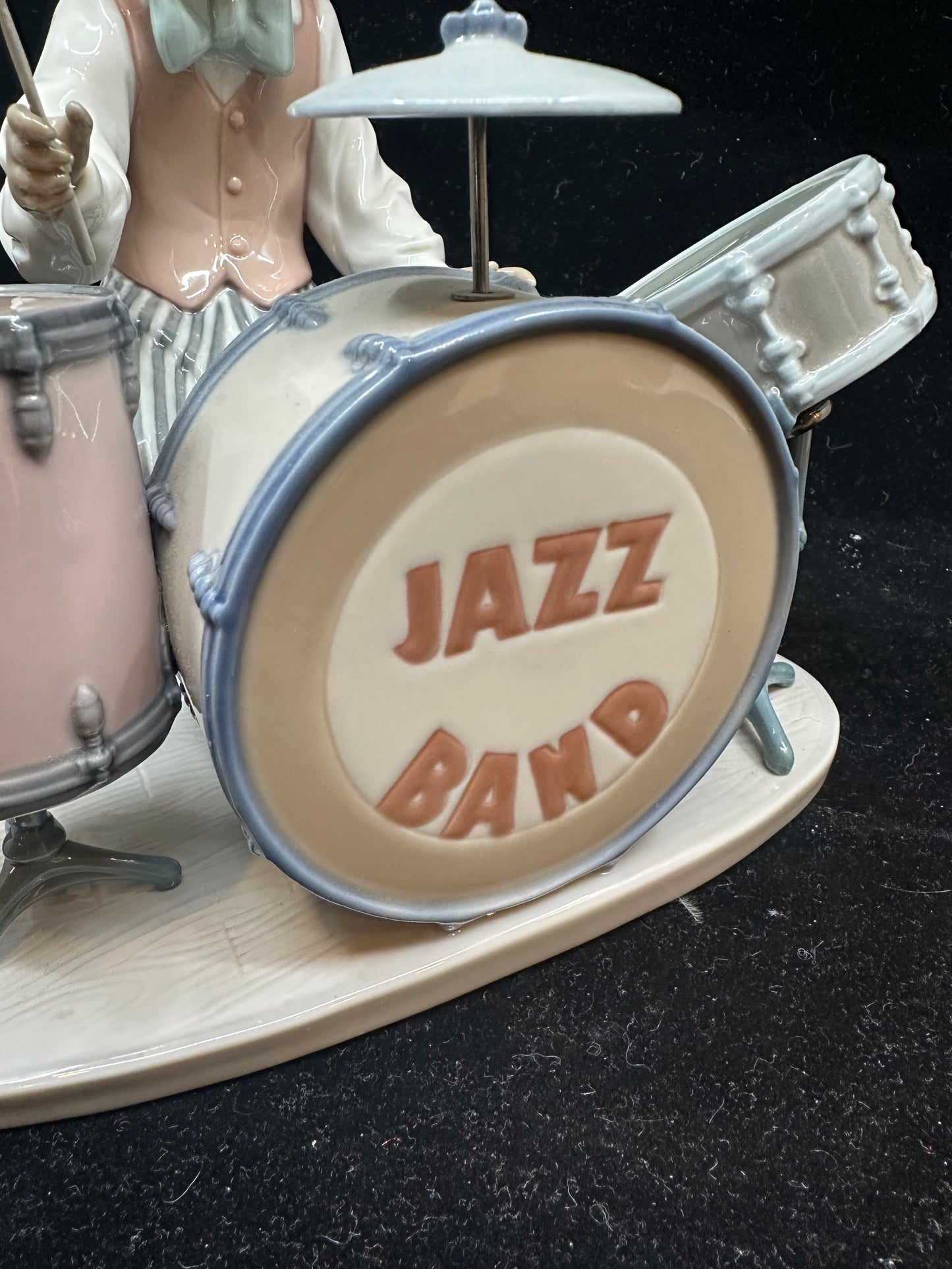 Lladro Jazz Drums Figurine #5929 AS IS Black Legacy Collection (61VYVH)