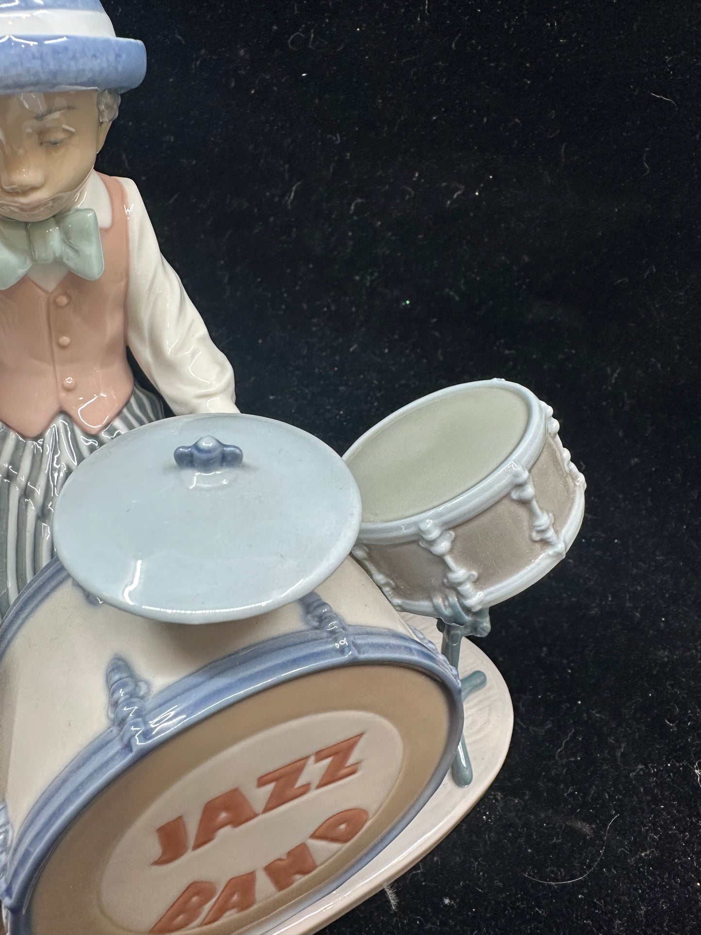 Lladro Jazz Drums Figurine #5929 AS IS Black Legacy Collection (61VYVH)
