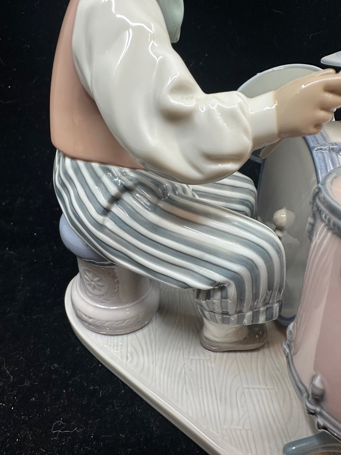 Lladro Jazz Drums Figurine #5929 AS IS Black Legacy Collection (61VYVH)