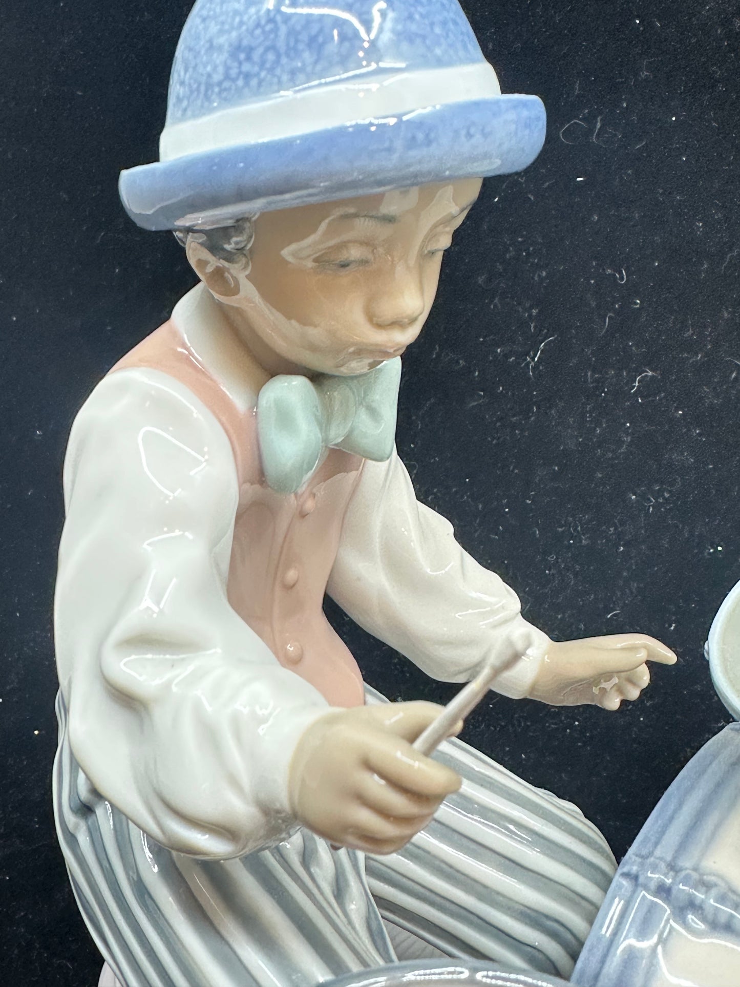 Lladro Jazz Drums Figurine #5929 AS IS Black Legacy Collection (61VYVH)