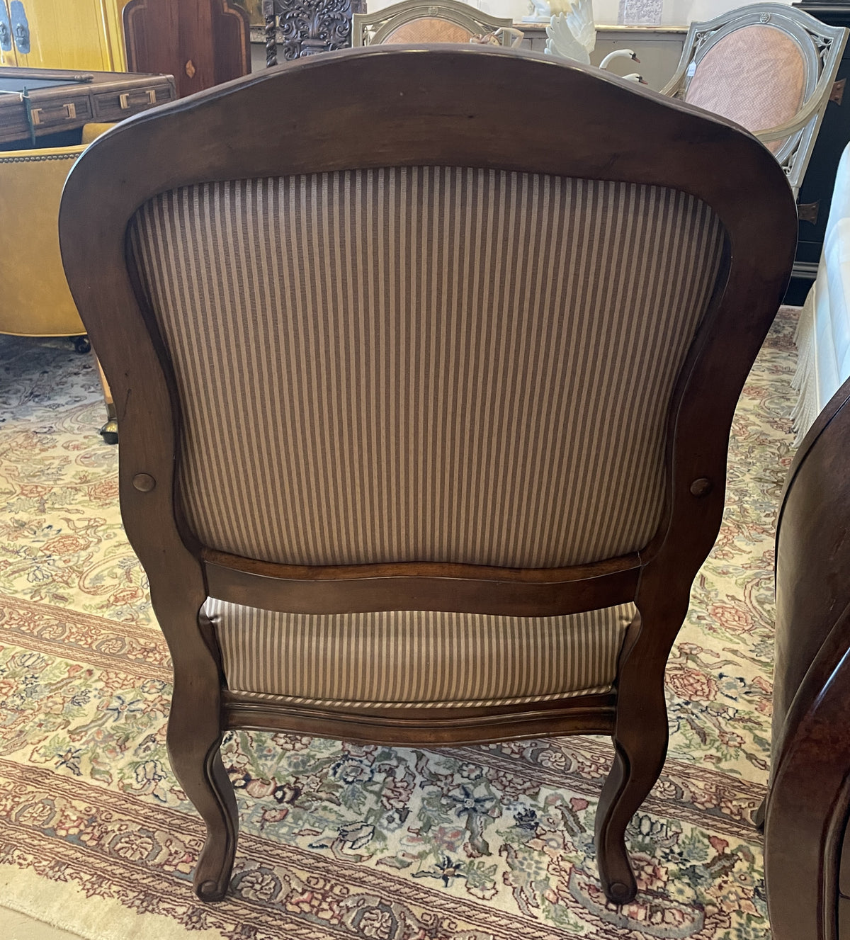 Hammary Striped French Bergère Chair (0QN001)