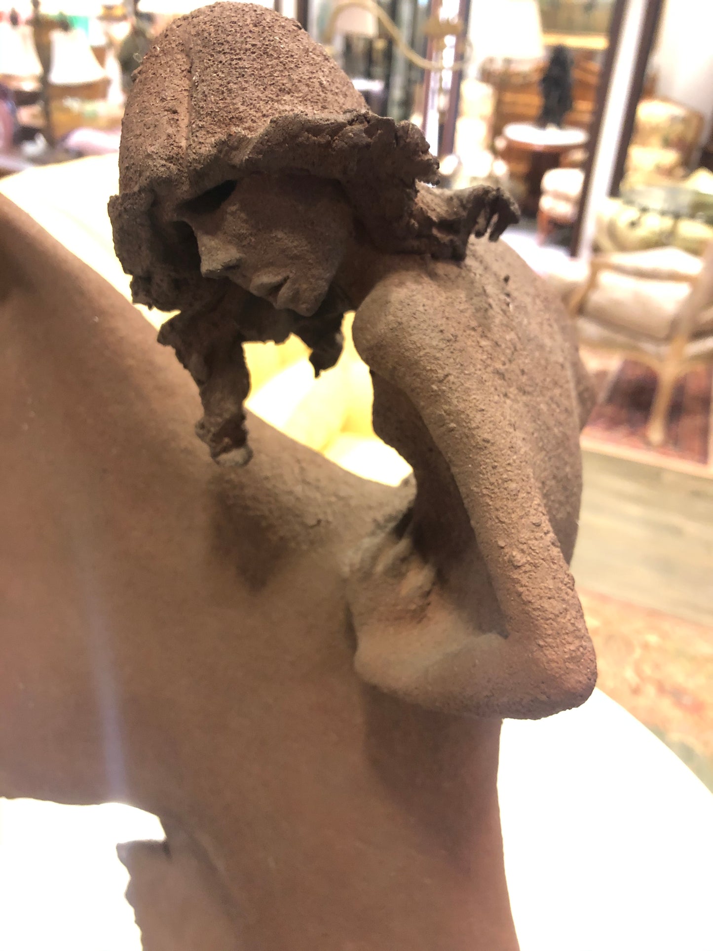 B. Majeski Clay Dancer Sculpture