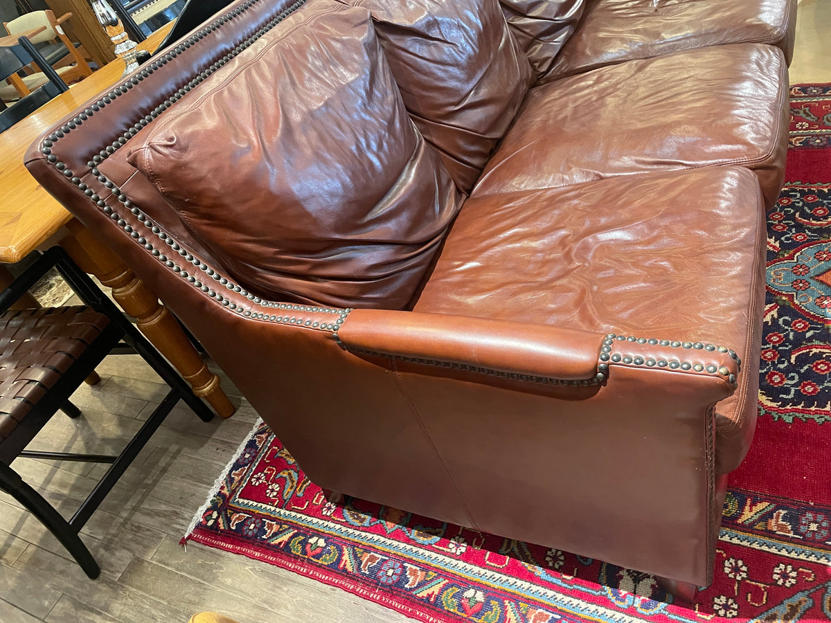 Tom's Price Leather Sofa, AS IS (0QO005)