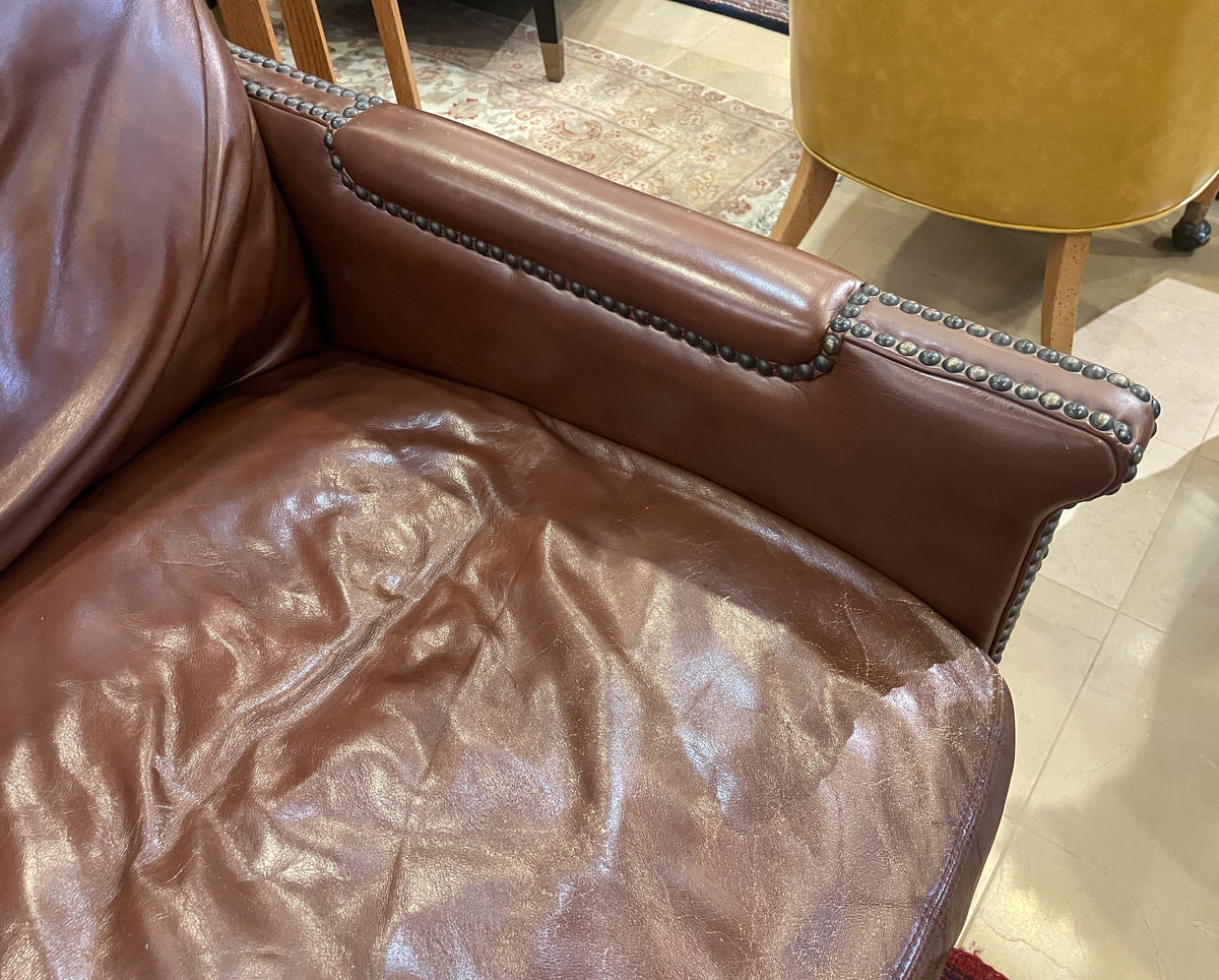 Tom's Price Leather Sofa, AS IS (0QO005)