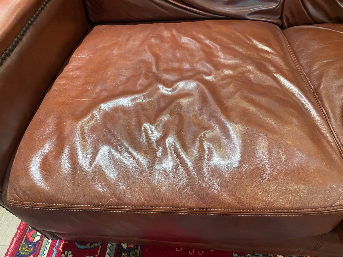 Tom's Price Leather Sofa, AS IS (0QO005)