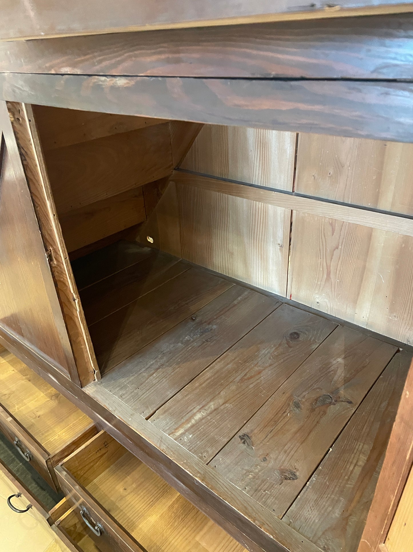 Antique Japanese Kaidan Step Tansu, AS IS (0MZ001)