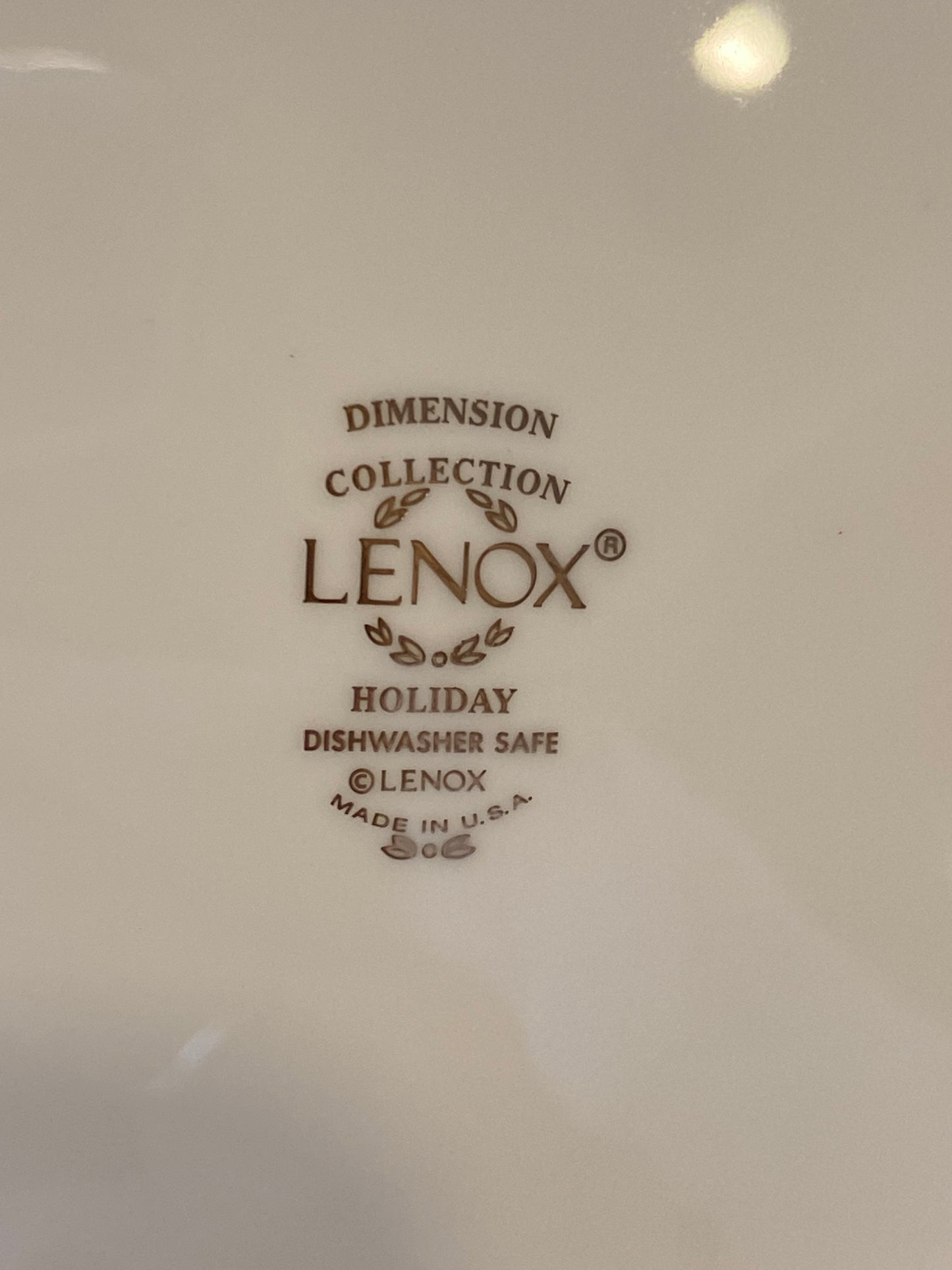 Set of Six Lenox Holiday Dessert Plates (26248, 26249)