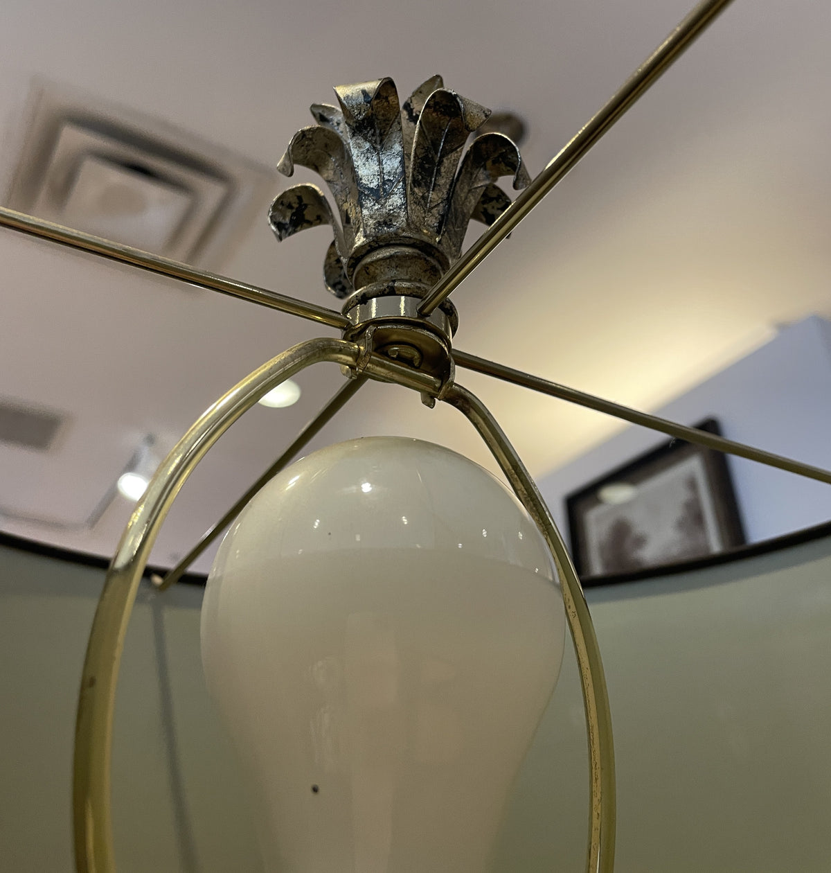 Column Gilt Buffet Lamps, a pair (0M700D)