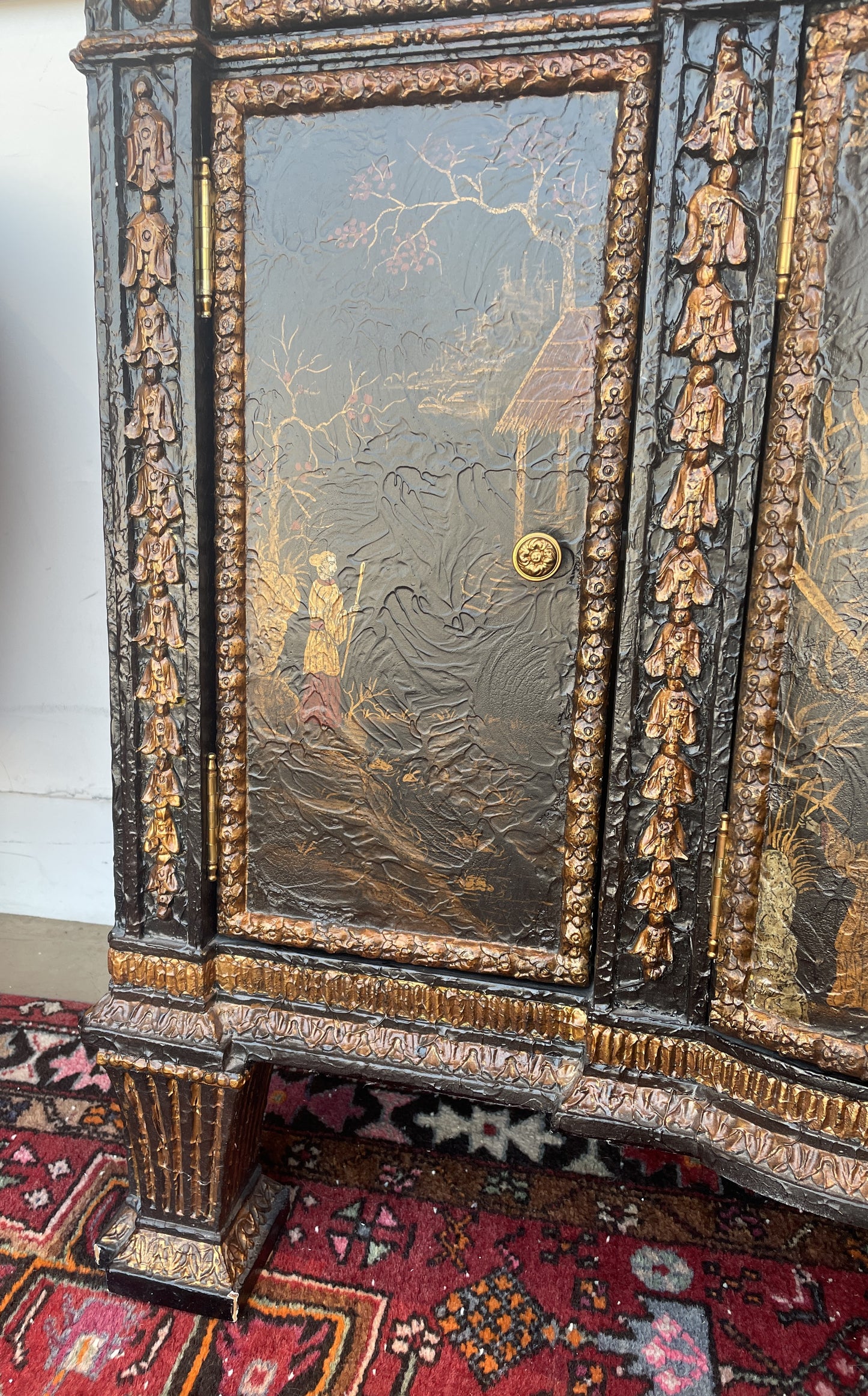 Maitland Smith Chinoiserie Sideboard (0N1002)