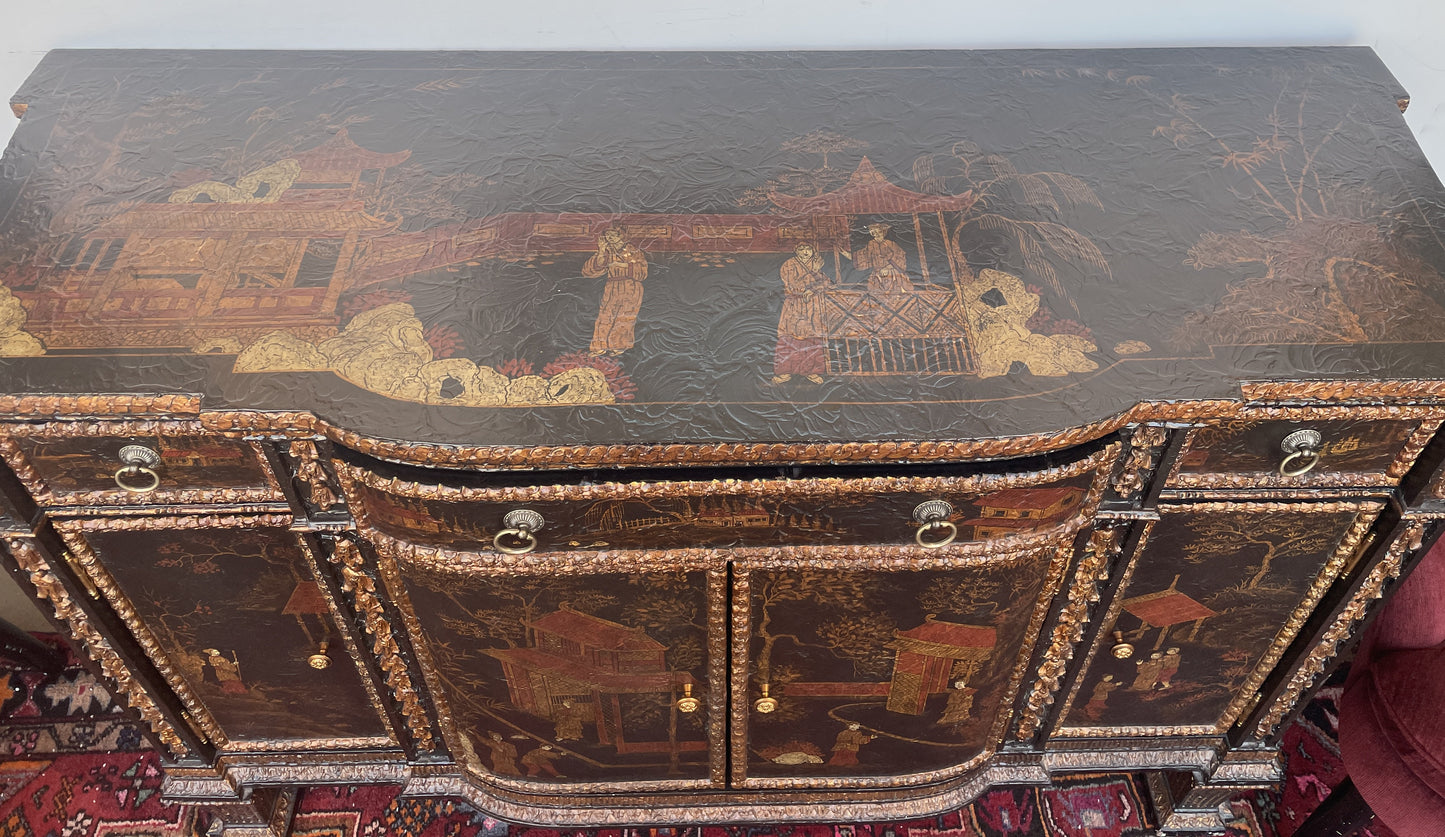 Maitland Smith Chinoiserie Sideboard (0N1002)