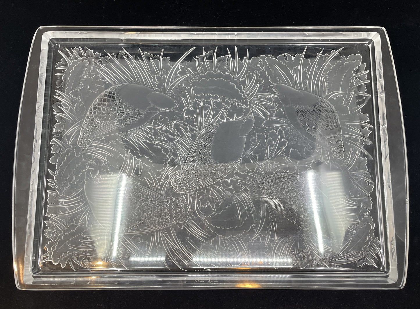 Lalique "Perdrix" Tray AS IS (0B5007)