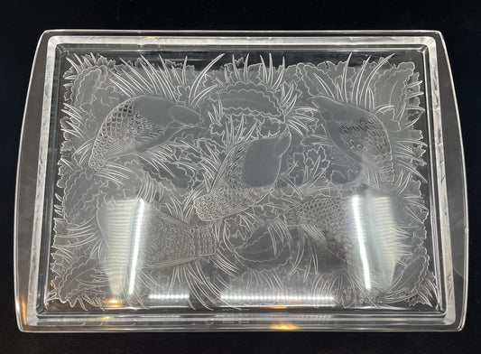 Lalique "Perdrix" Tray AS IS (0B5007)