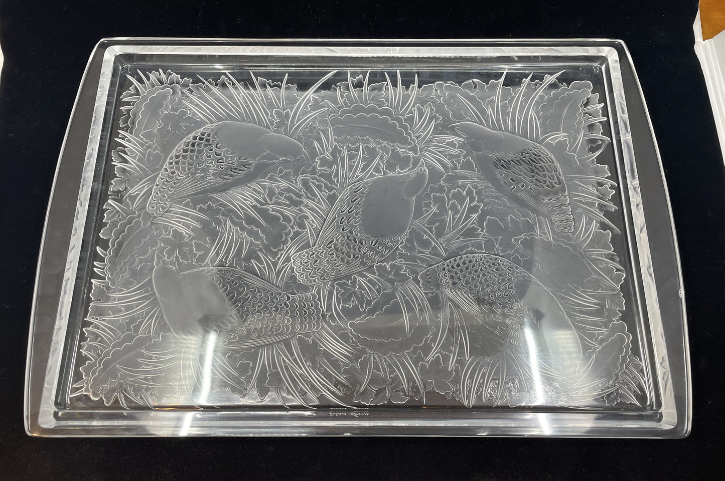 Lalique "Perdrix" Tray AS IS (0B5007)