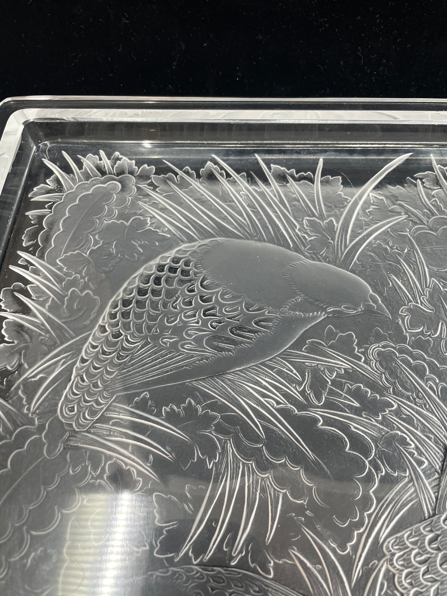 Lalique "Perdrix" Tray AS IS (0B5007)