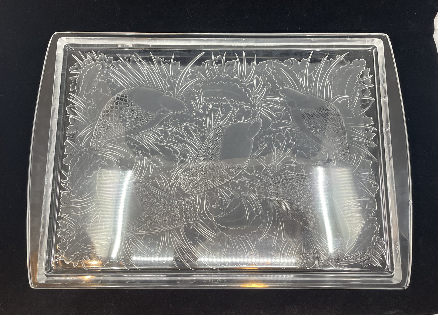 Lalique "Perdrix" Tray AS IS (0B5007)