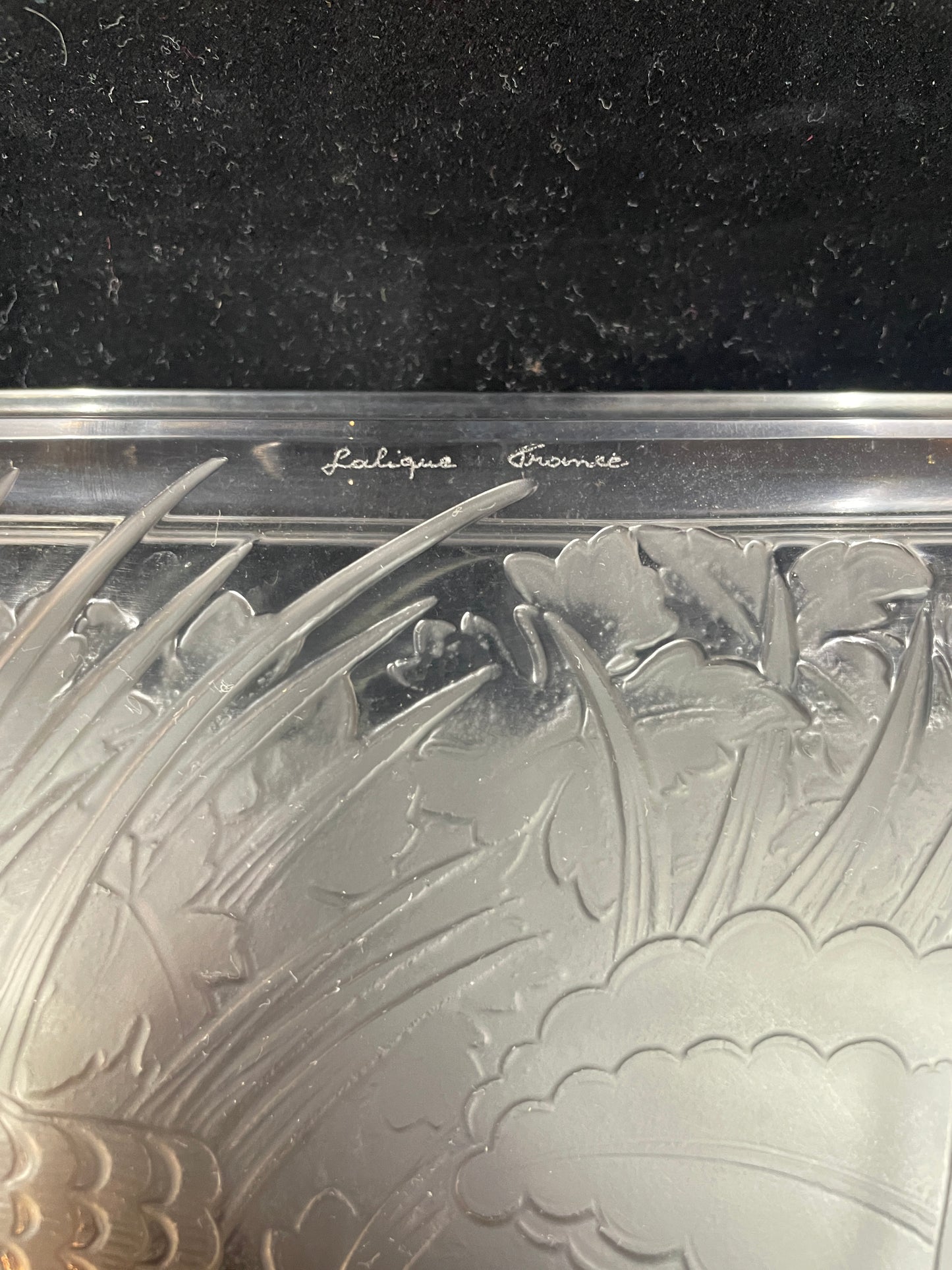 Lalique "Perdrix" Tray AS IS (0B5007)