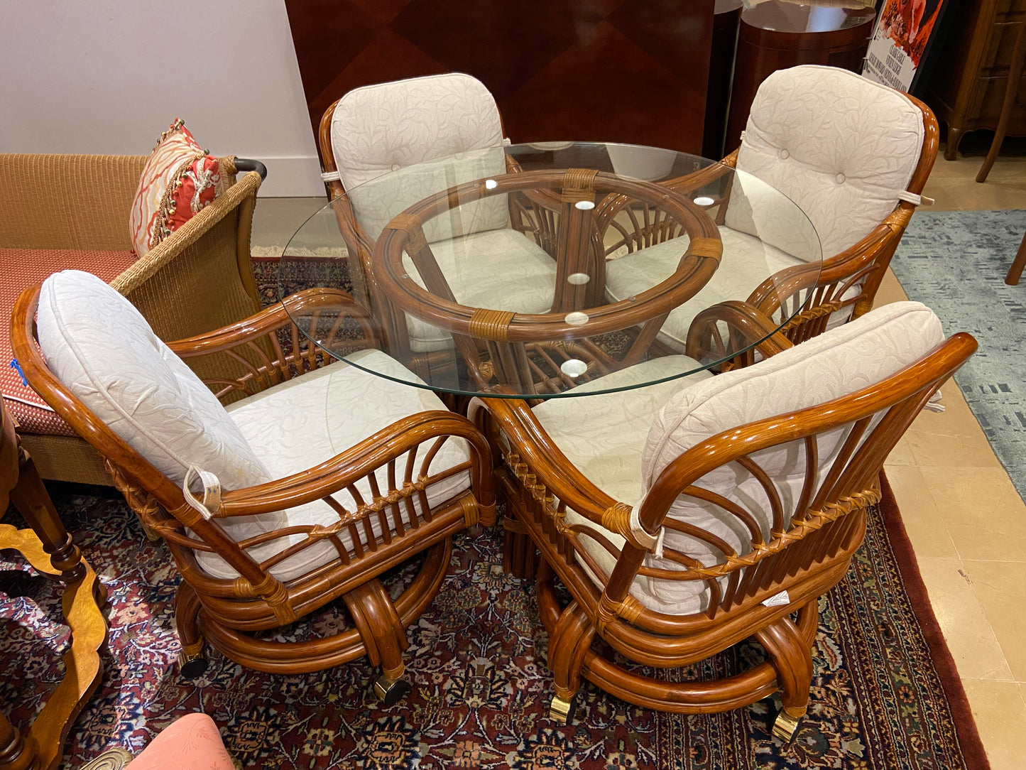 Palm Springs Rattan Table (26295)
