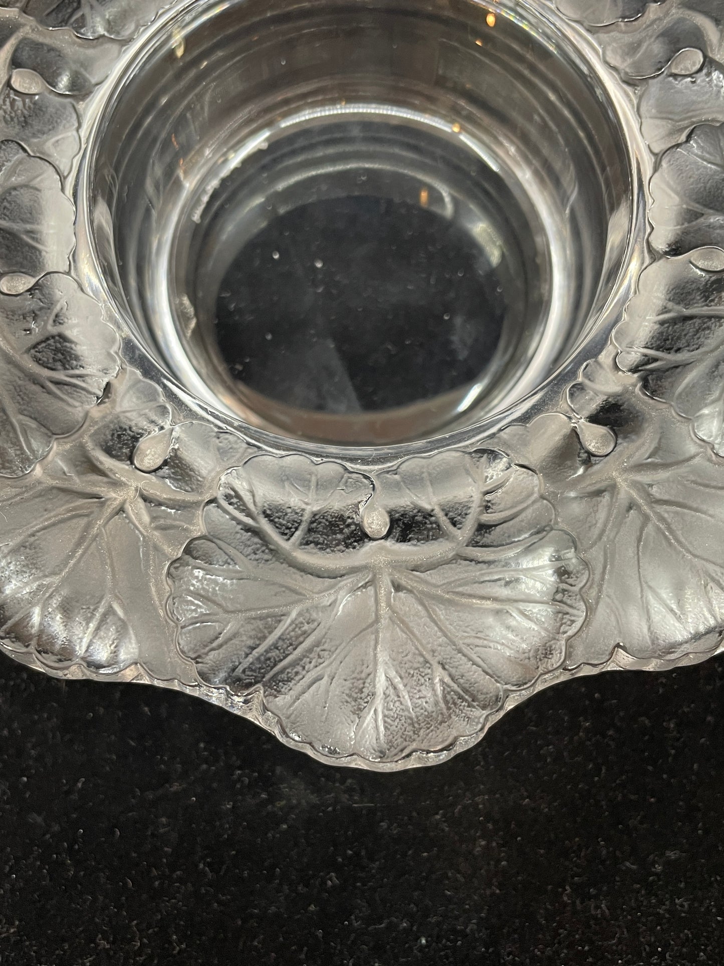 Lalique Honfleur Trinket/Votive Dish (0B500O)