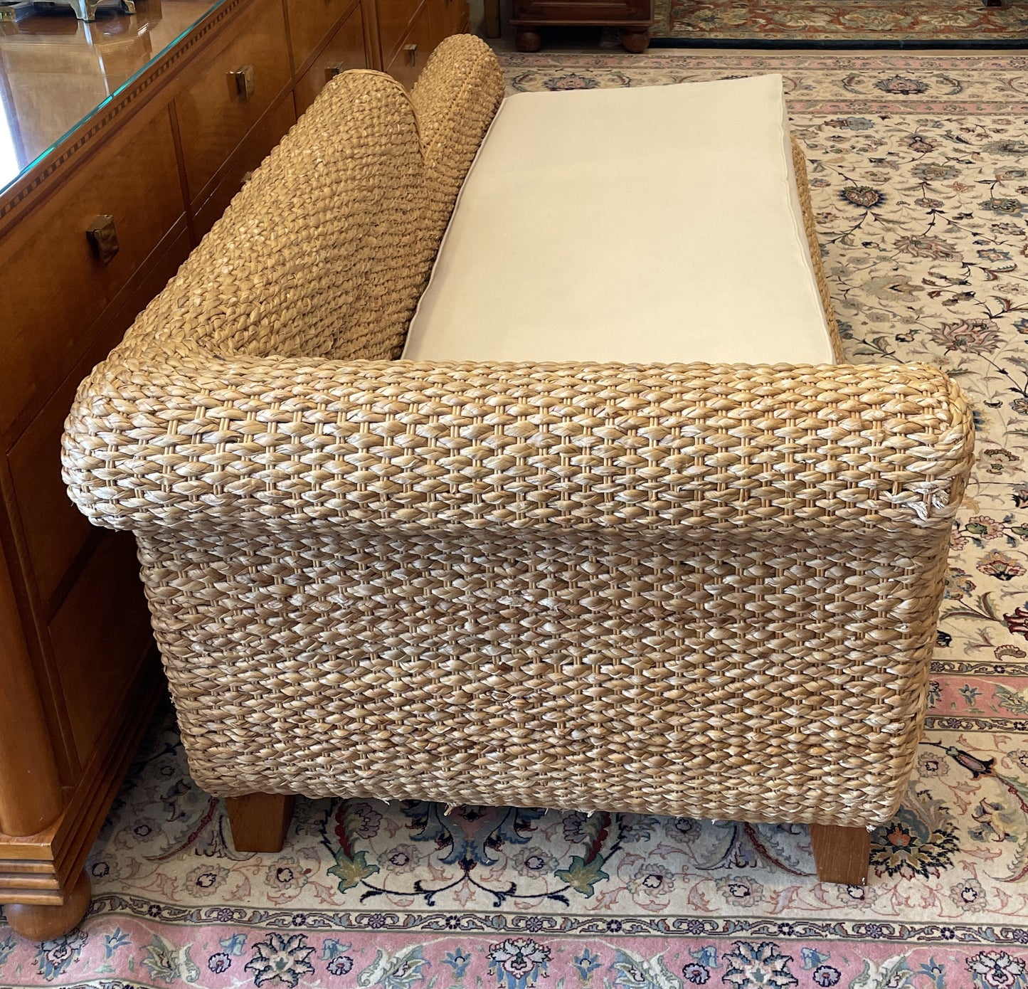 Smith and Hawken Raffia Chaise Lounge (0EU001)