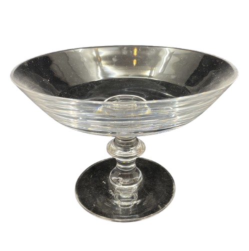 Val St Lambert State Plain 8.5" Compote (0EE002)