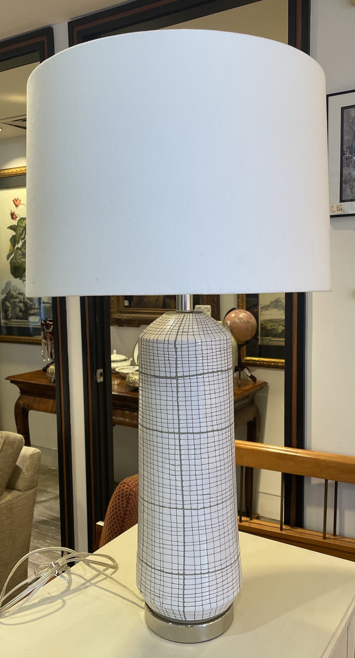 Natural Light Company Plaid Table Lamp (0N200F)