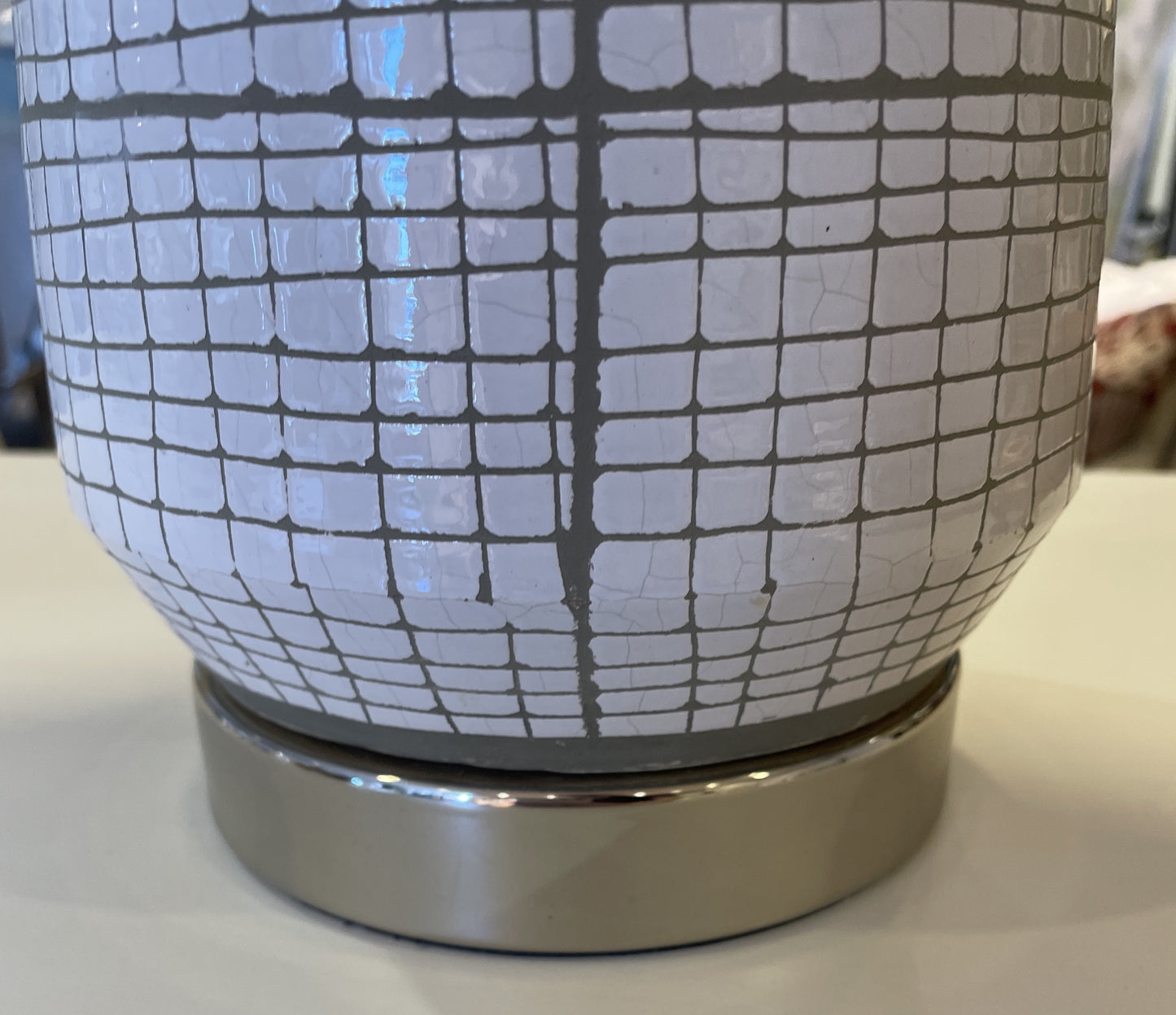 Natural Light Company Plaid Table Lamp (0N200F)