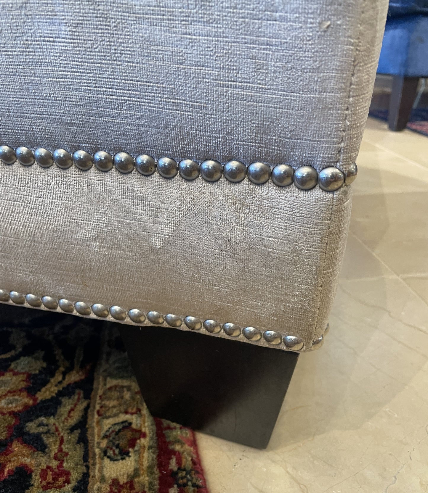 Henredon Custom Velvet Sofa, AS IS (0N4002)