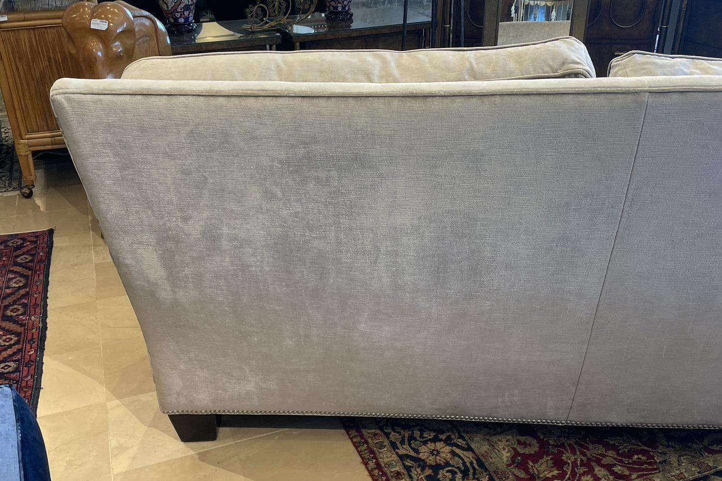 Henredon Custom Velvet Sofa, AS IS (0N4002)