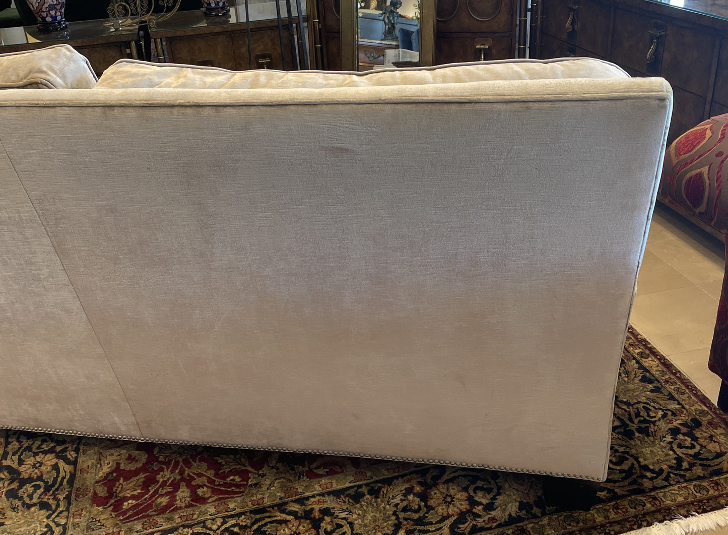 Henredon Custom Velvet Sofa, AS IS (0N4002)