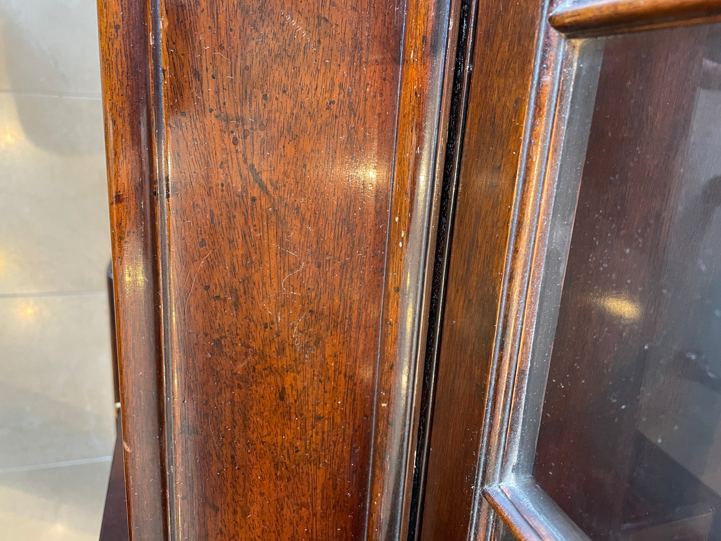 Baker Georgian Breakfront with 2 keys, AS IS (0J9001)