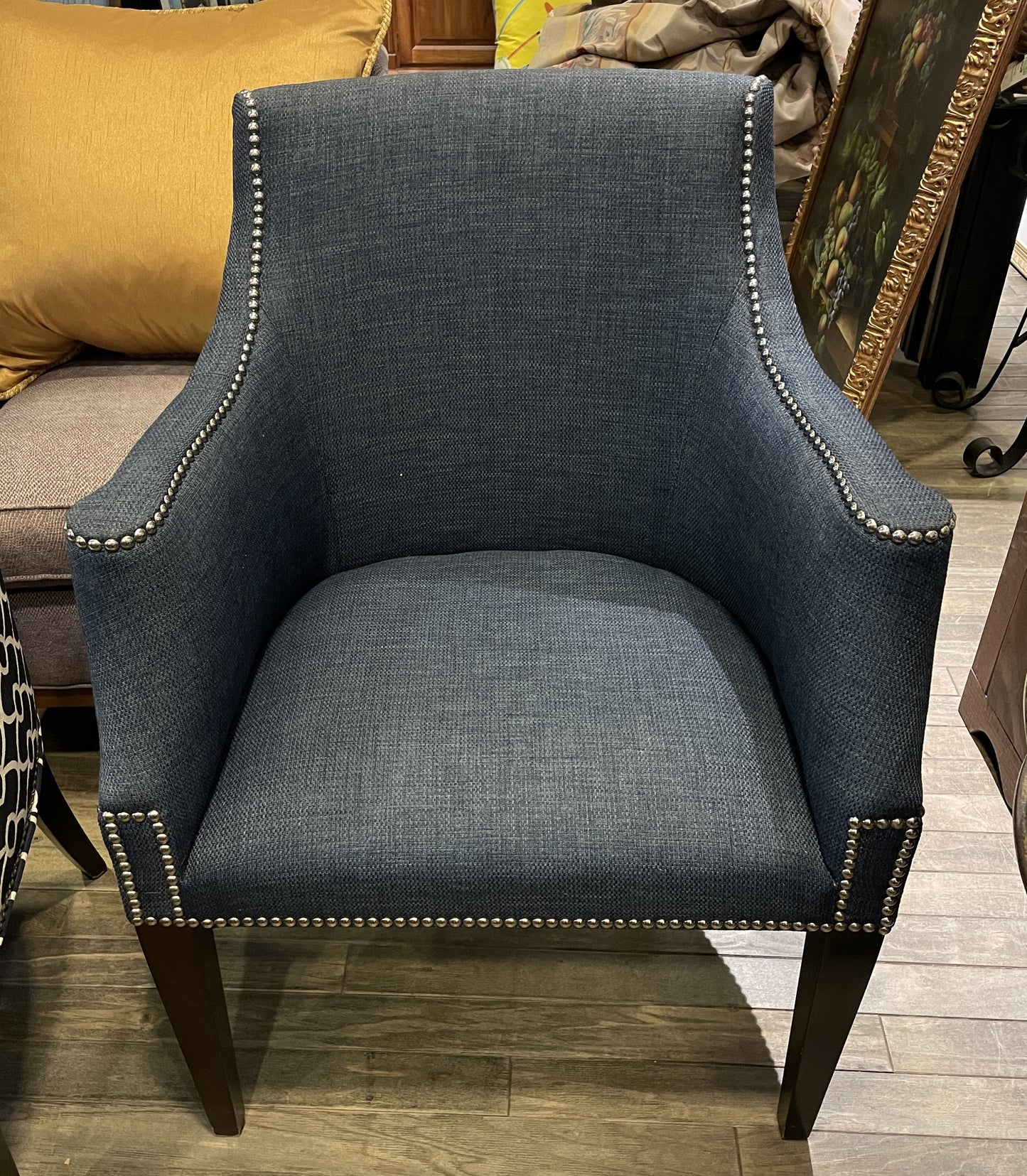 Century Custom Dining chair with nailhead detail (Four available 0N400E,00F,00G,00H)