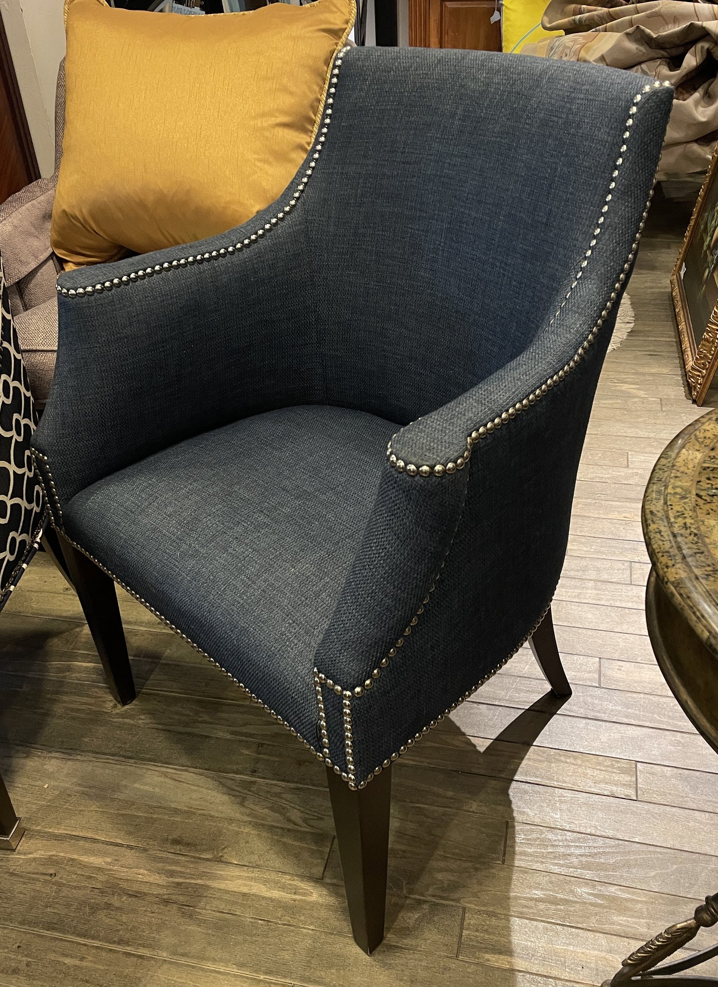 Century Custom Dining chair with nailhead detail (Four available 0N400E,00F,00G,00H)