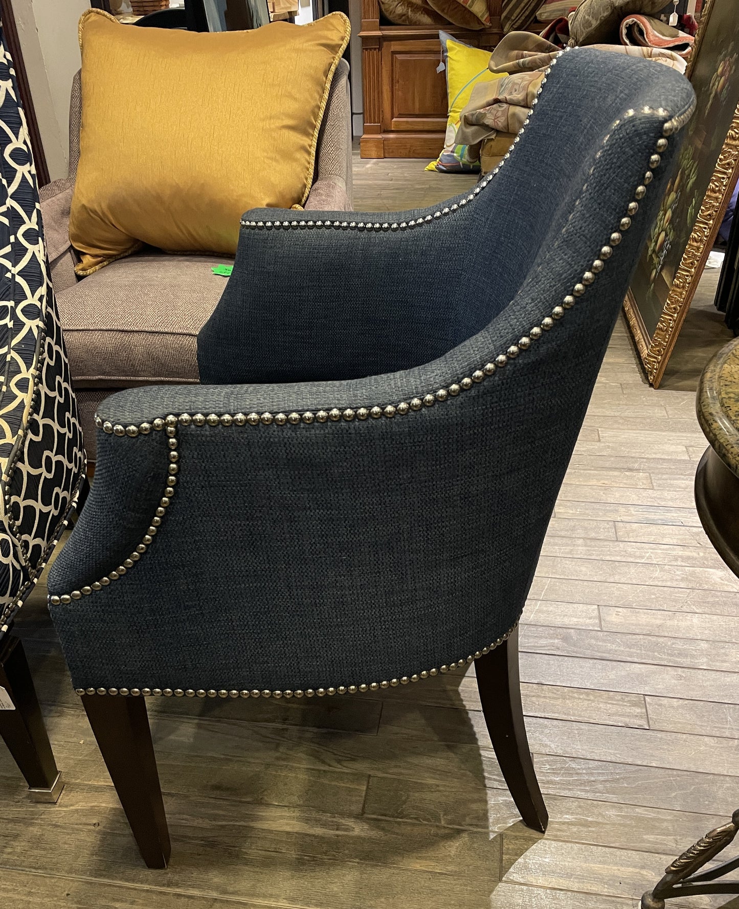 Century Custom Dining chair with nailhead detail (Four available 0N400E,00F,00G,00H)