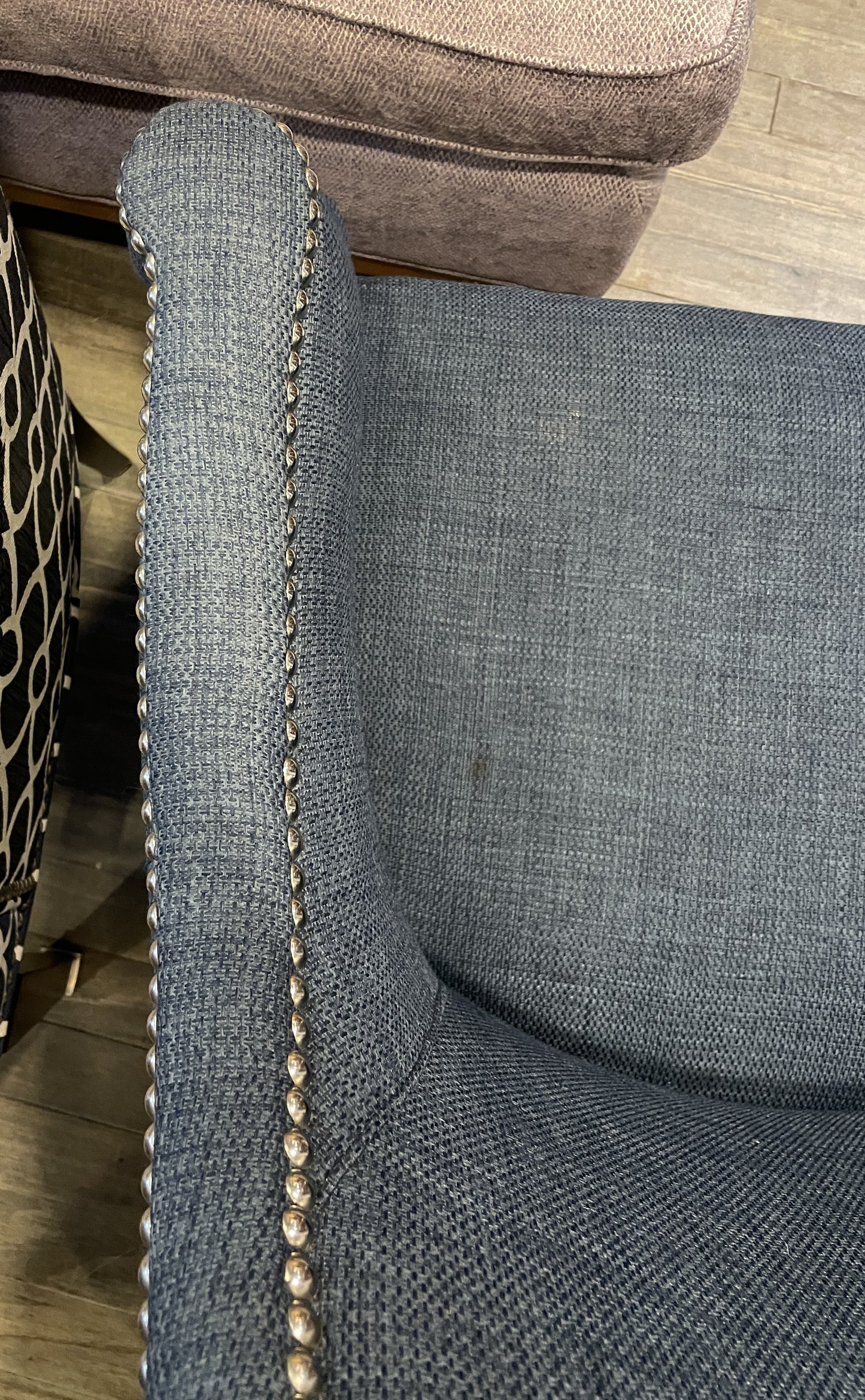 Century Custom Dining chair with nailhead detail (Four available 0N400E,00F,00G,00H)