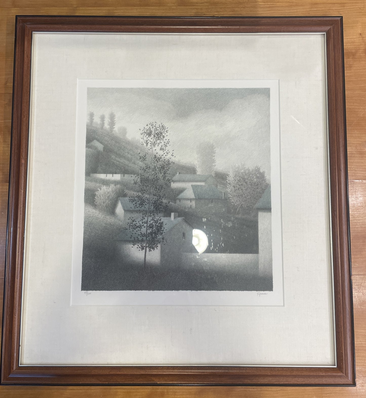 Kipniss Just Before the Sun 97/120 Lithograph (025004)
