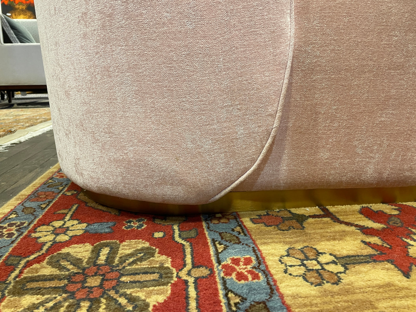 Scout Design "Martita" Sofa in Rosewater Chenille, AS IS (0JC004)