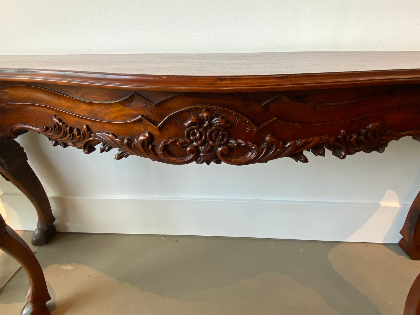 Carved Horse Console