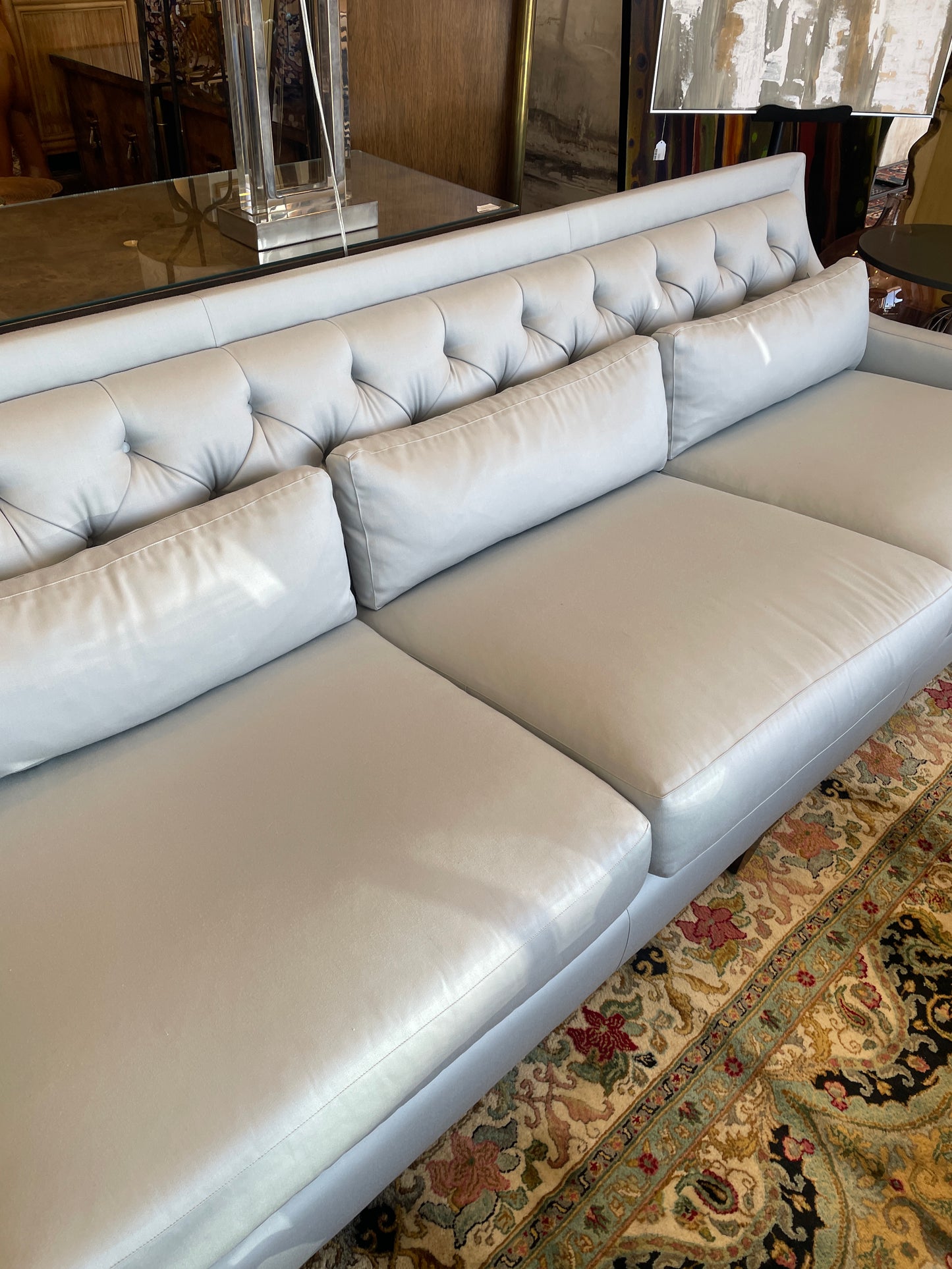 Baker Thomas Pheasant "Max" Tufted Sofa (0N0001)