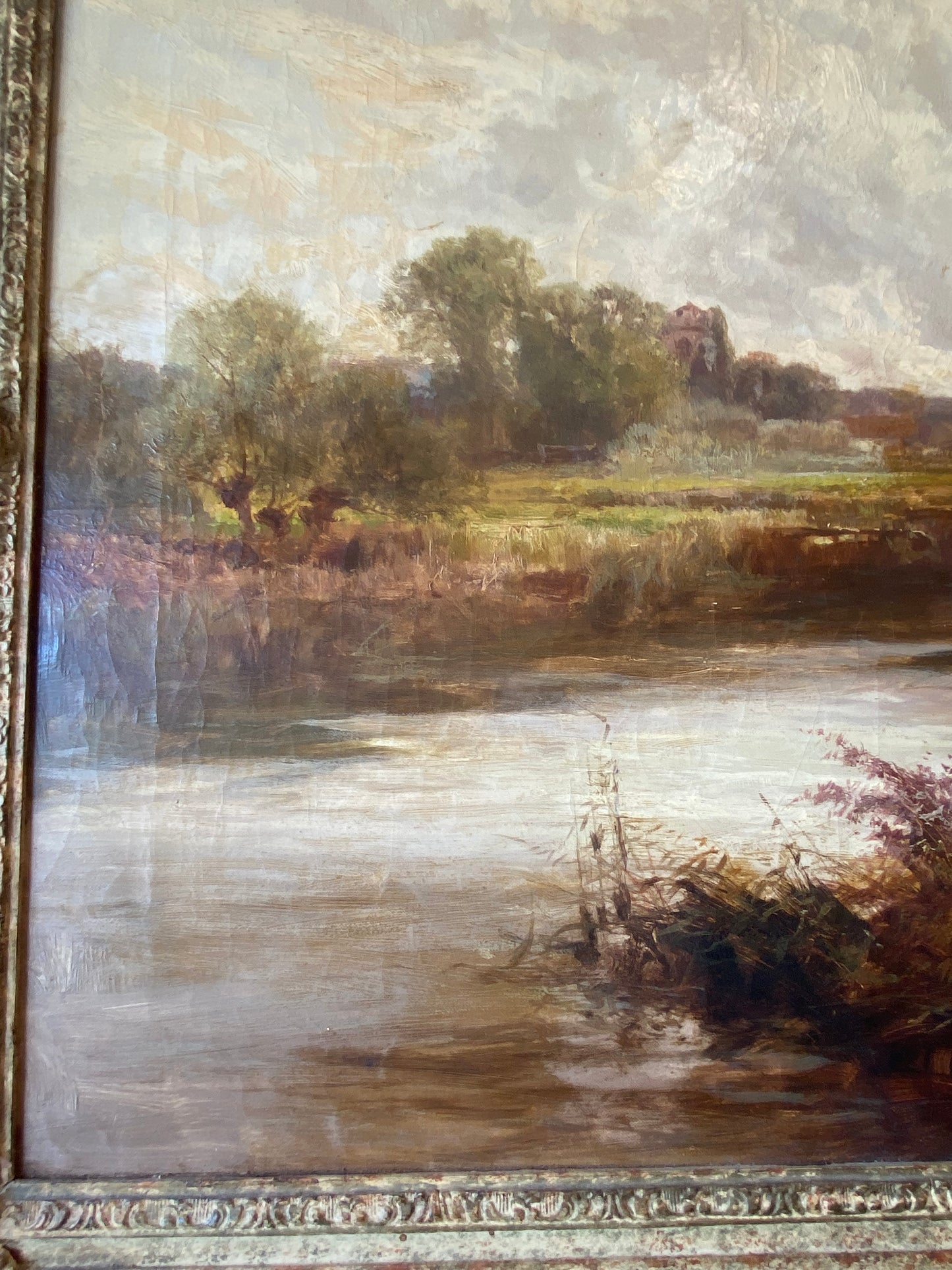 J. Horace Hooper Framed Oil on Canvas Landscape