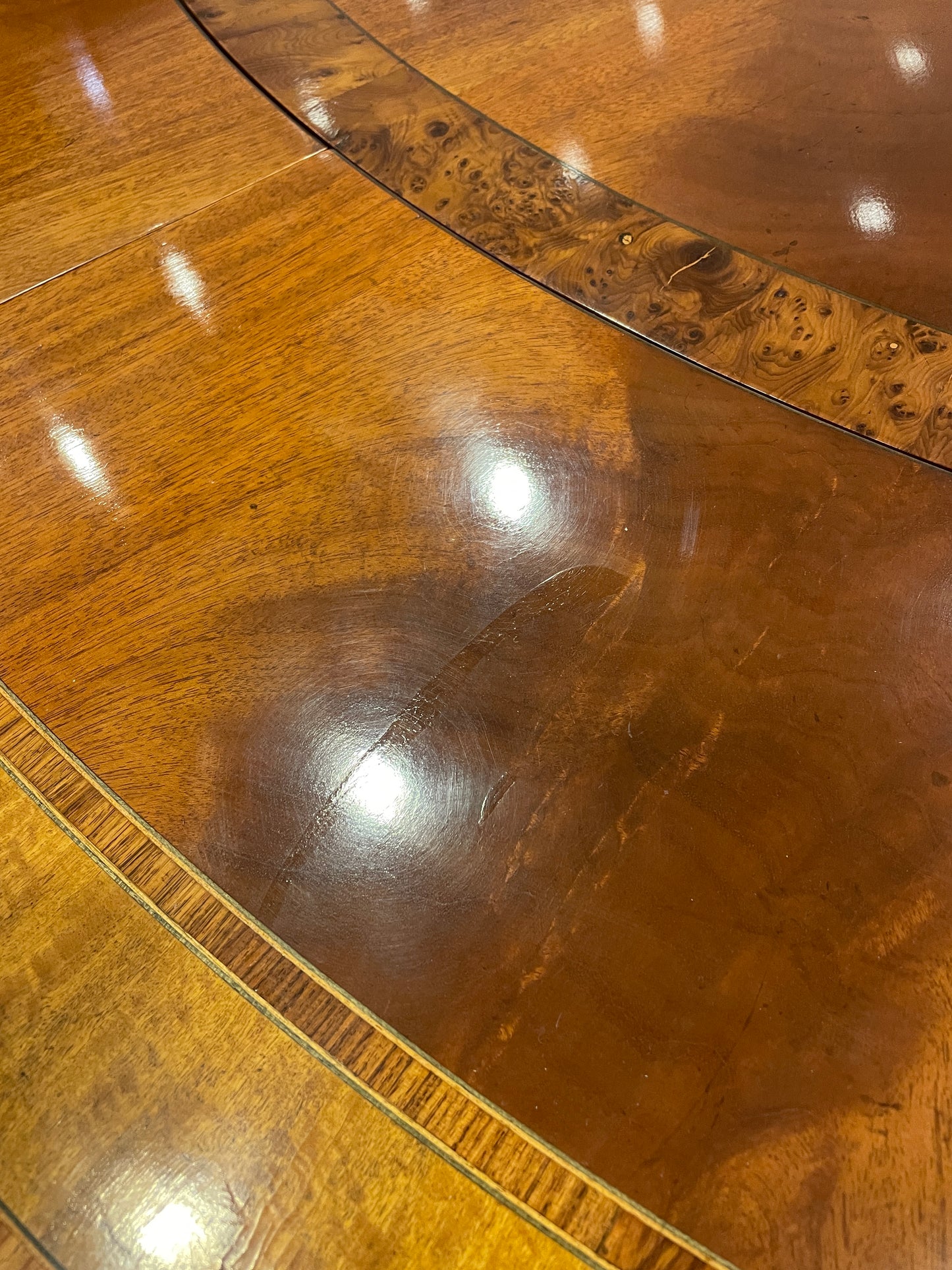 Restall Brown and Clennell Round Dining Table with Leaves (0HP00I)