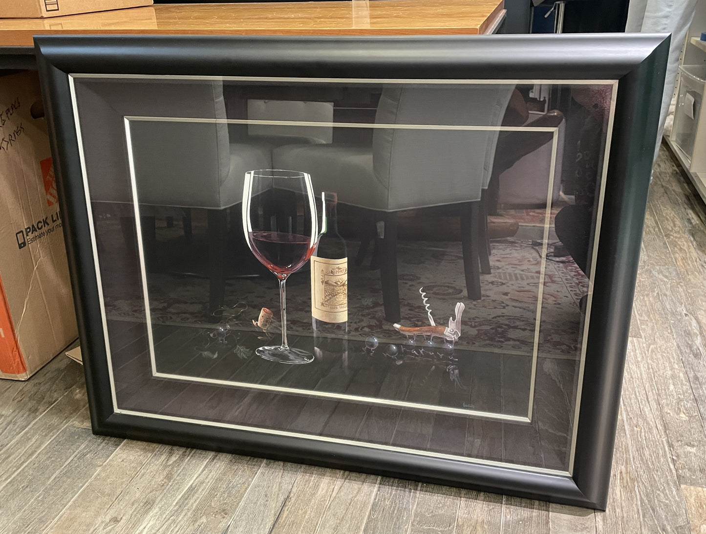 Michael Godard Framed Print, "Catch the Cork" (0JE001)