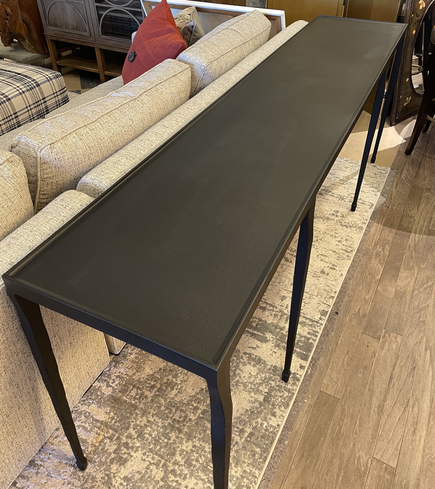 Crate and Barrel Silviano Iron Console (0N200Q)
