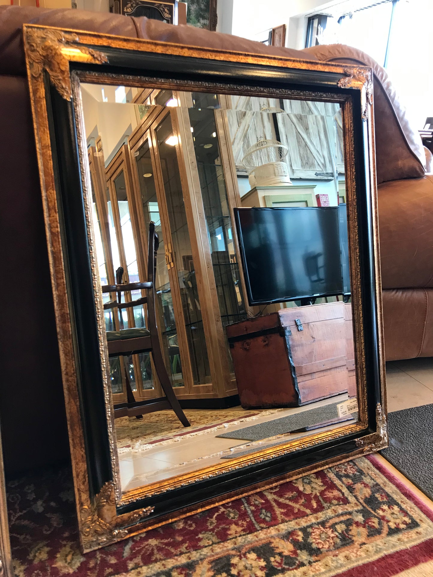 Vintage Faux Finish Mirror
