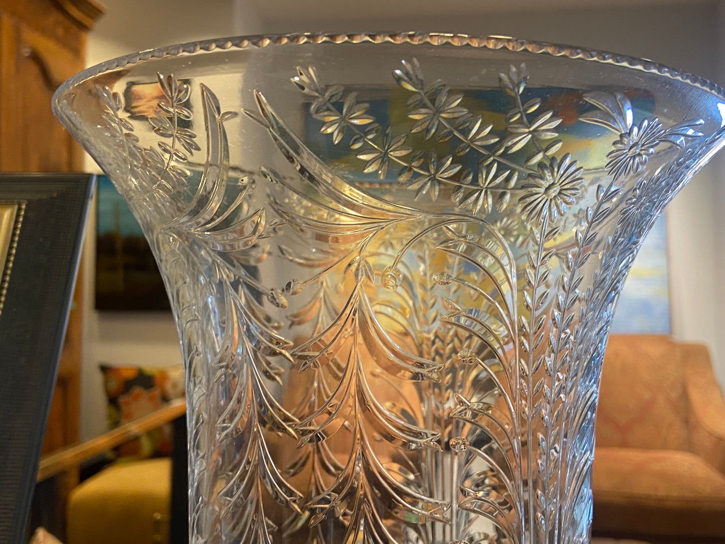 Victorian Pairpoint Cherub Vase