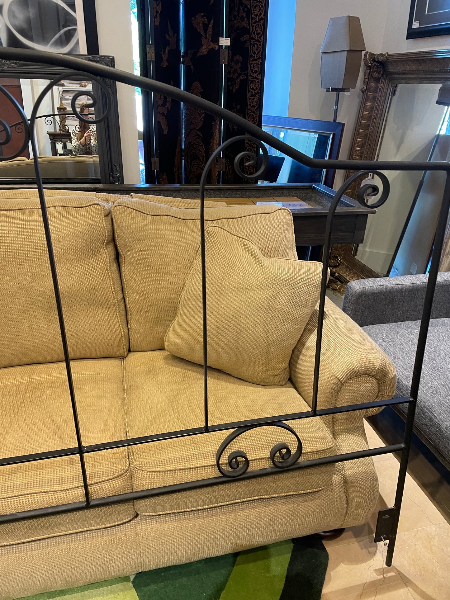 King Forged Iron Headboard (headboard only) (0N200I)