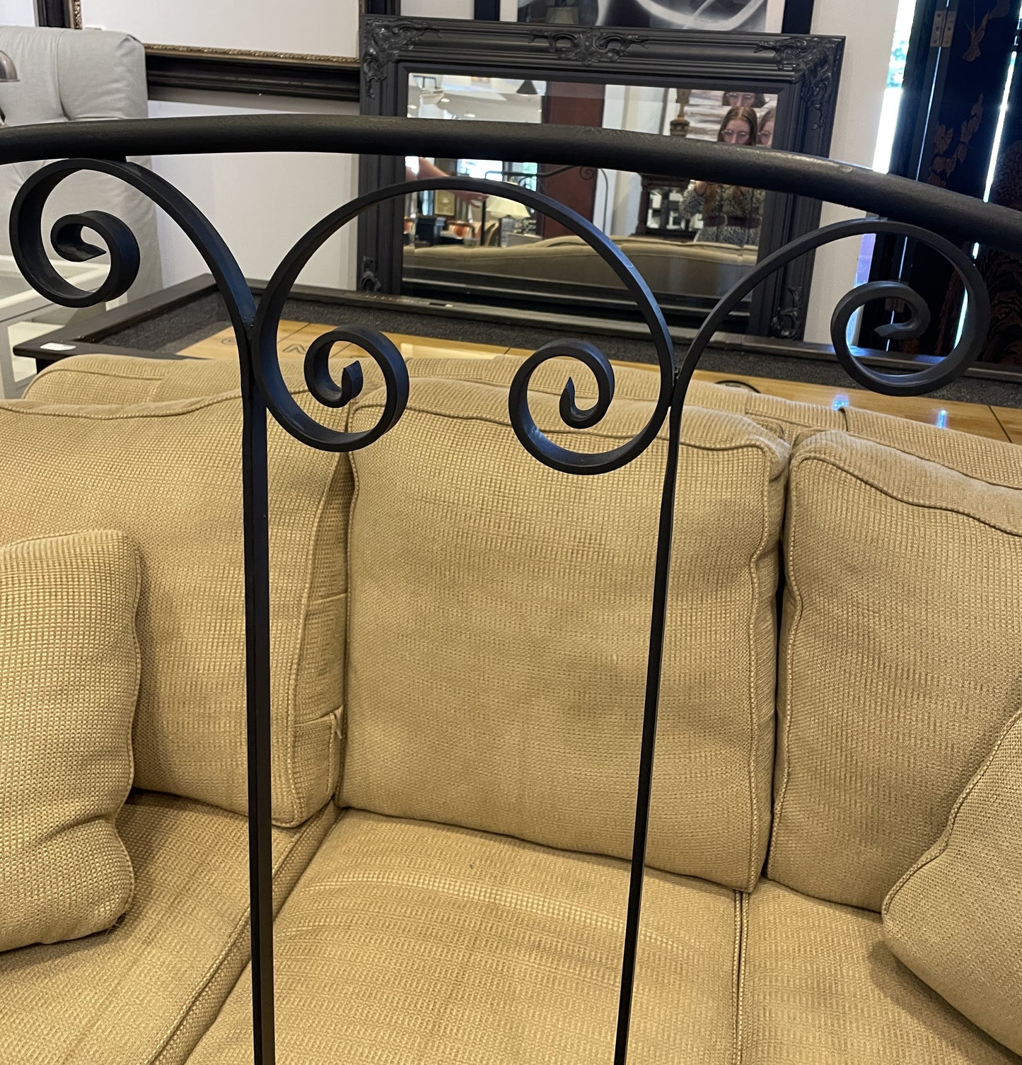 King Forged Iron Headboard (headboard only) (0N200I)