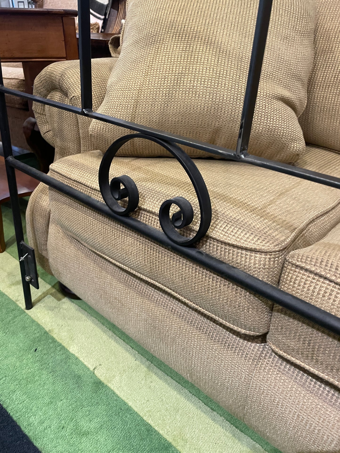 King Forged Iron Headboard (headboard only) (0N200I)