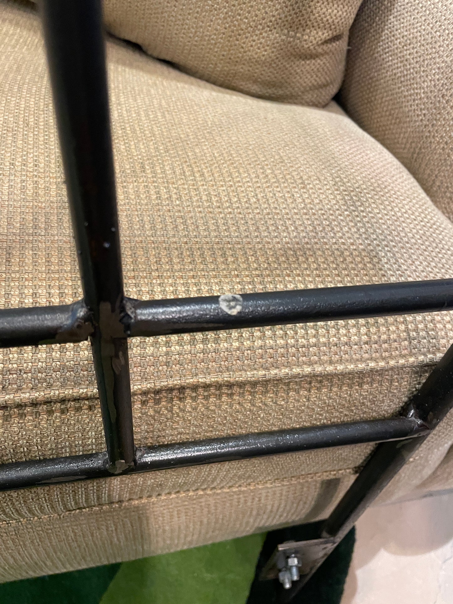 Queen Forged Iron Headboard With Rolled Top (headboard only) (0N200H)