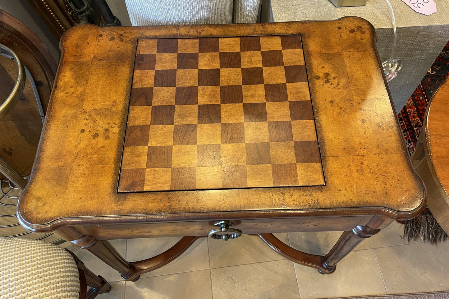 Walter E Smithe Chess Table AS IS (0N5002)